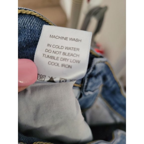 Judy Blue Los Angeles Skinny Fit distressed Ripped Denim Jeans size 3/26 - Picture 6 of 10